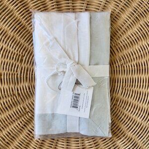 NEW Serena & Lily Salento Linen Standard Pillow Sham-Sky Blue